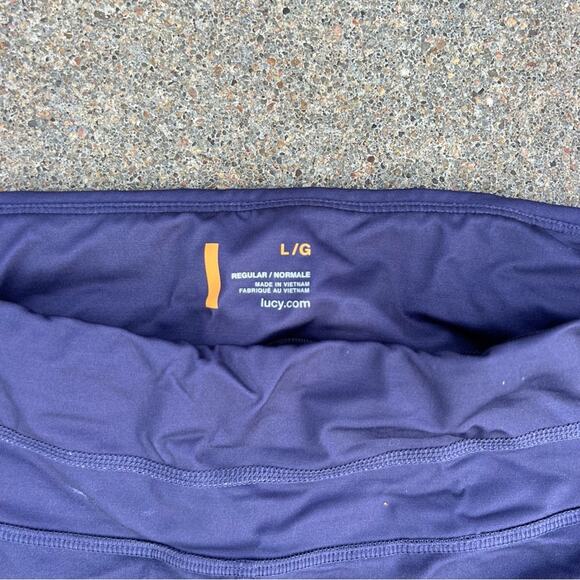 Lucy Mountain Sunrise Serene Yoga Workout Leggings Large Regular - Picture 3 of 5